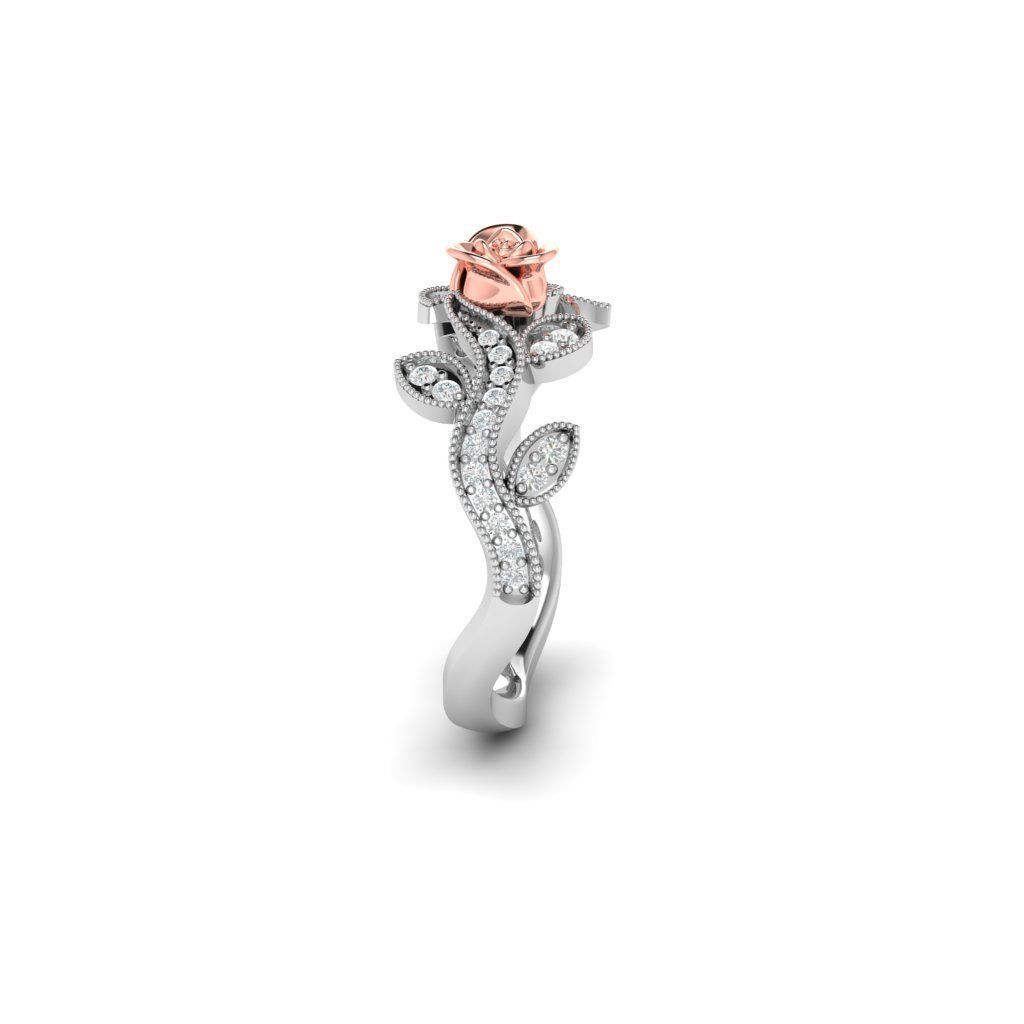 ROSE RING 3D print model_2