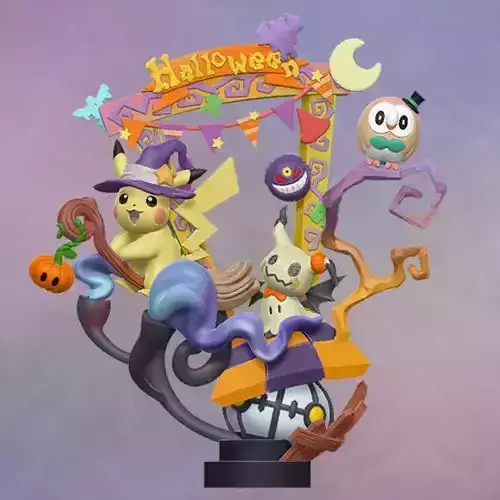 Pokemon Halloween Edition STL for 3D Printing