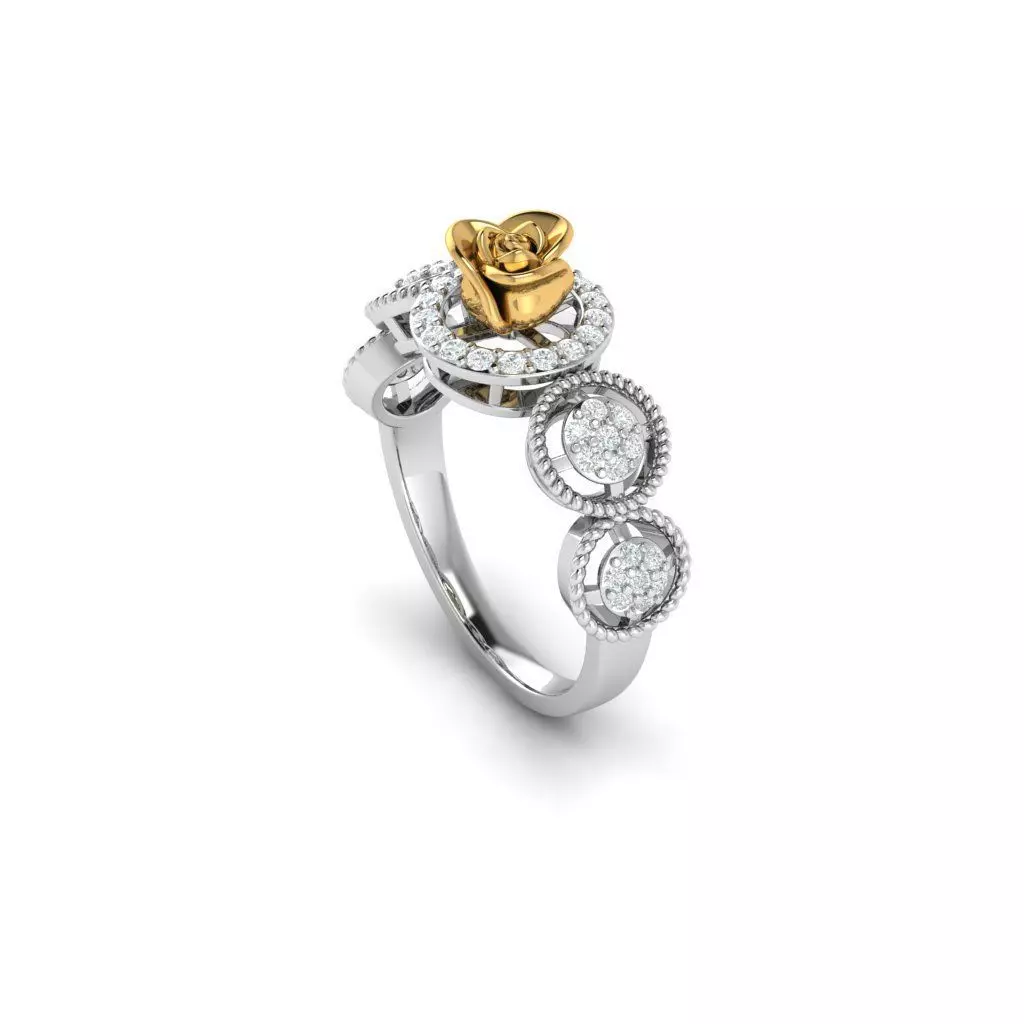 ROSE RING 3D print model_0