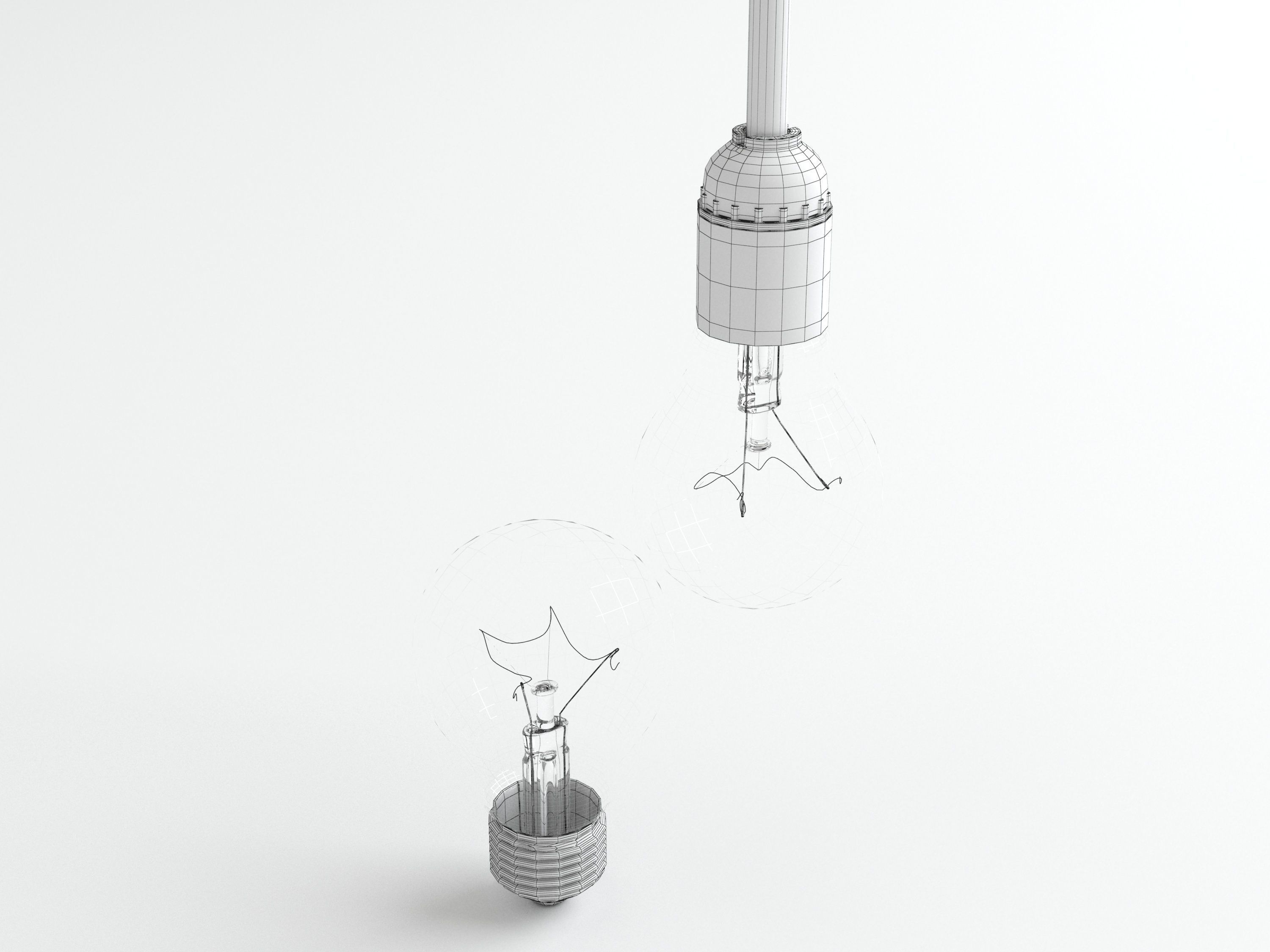 Bulb light 1 3D model_3