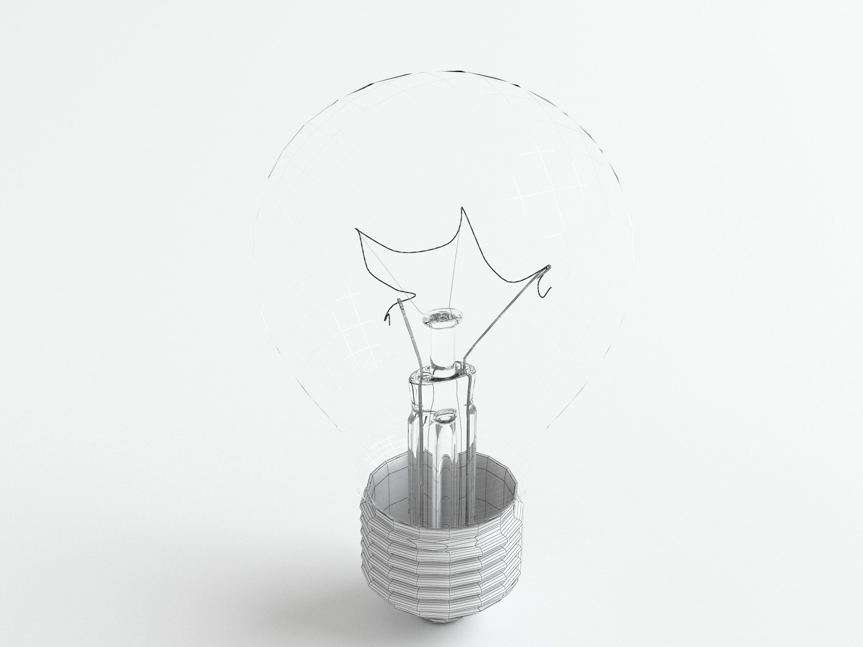 Bulb light 1 3D model_5