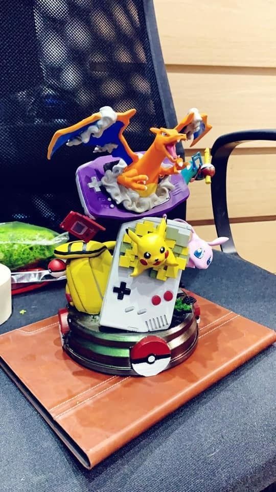 Pokemon Diorama STL for 3d Printing 3D print model_3