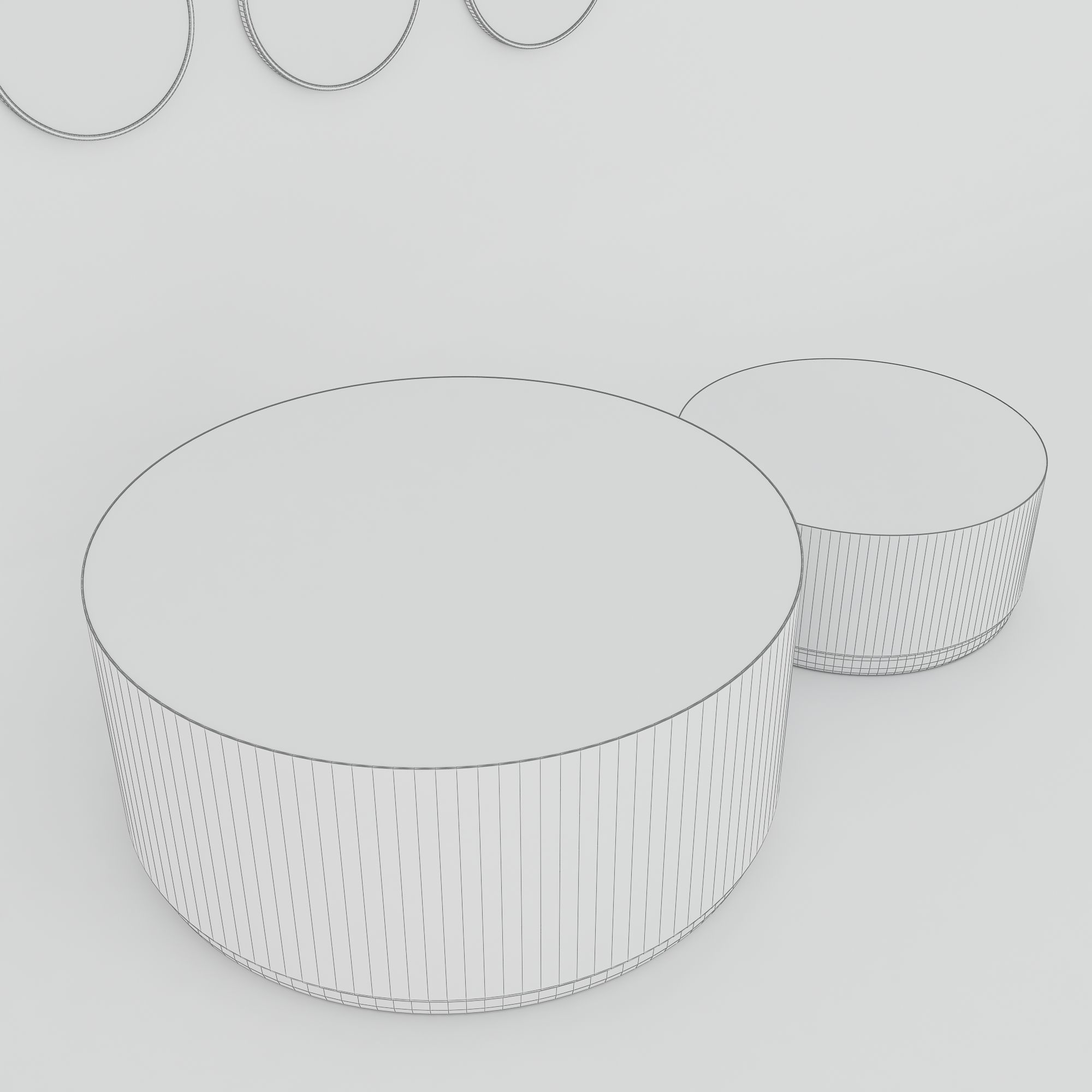 Decorative Mirror - Coffee table 3D model_12