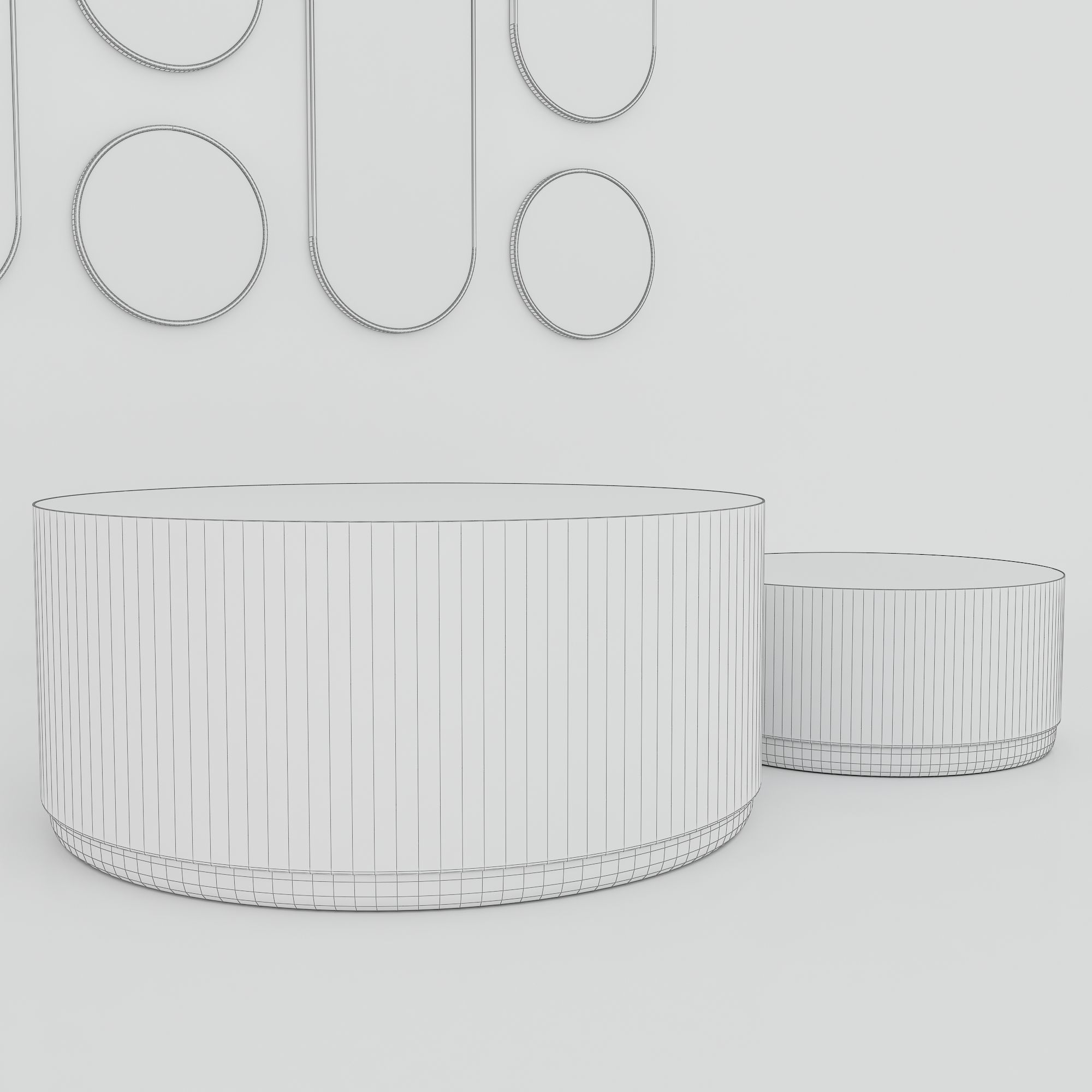 Decorative Mirror - Coffee table 3D model_13