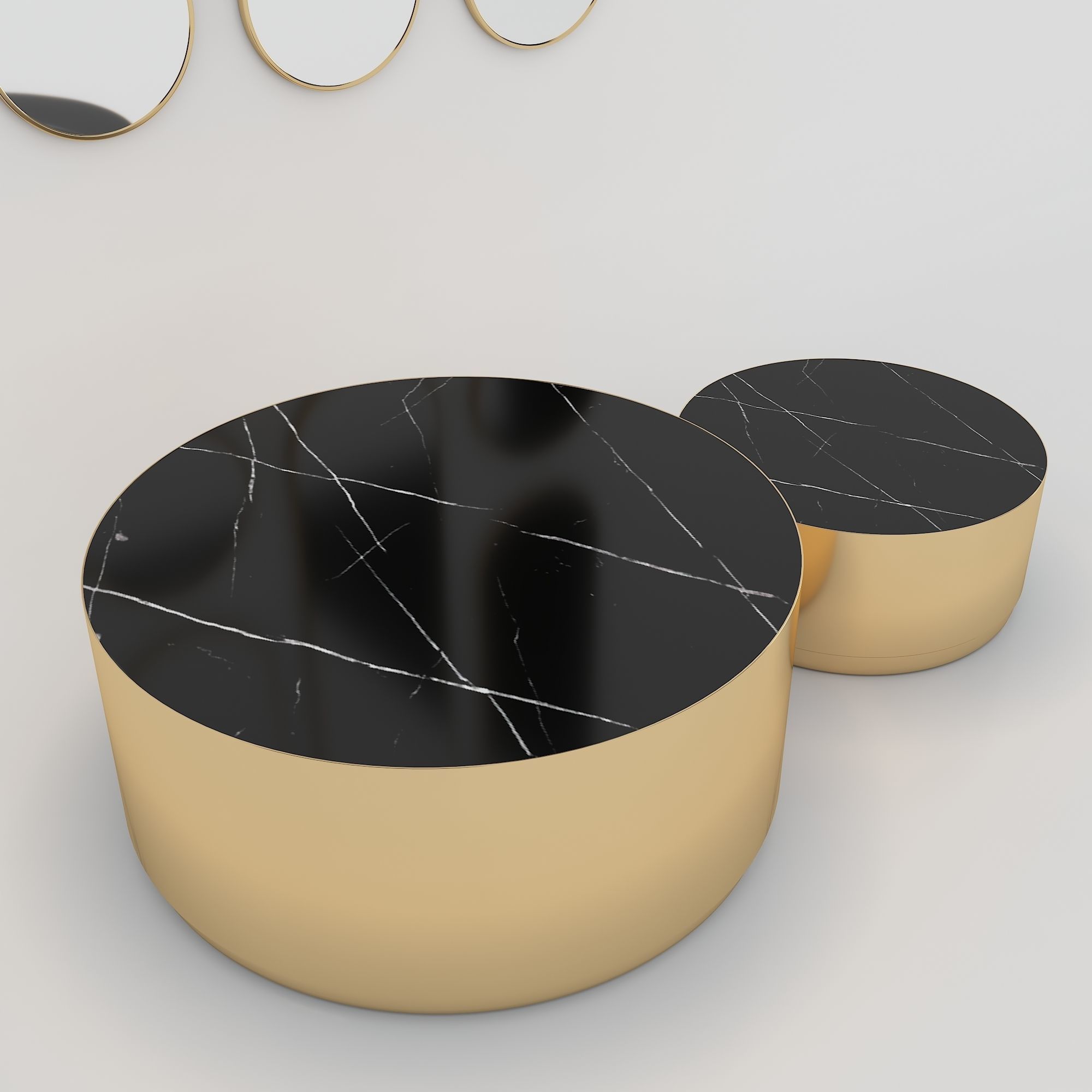 Decorative Mirror - Coffee table 3D model_3
