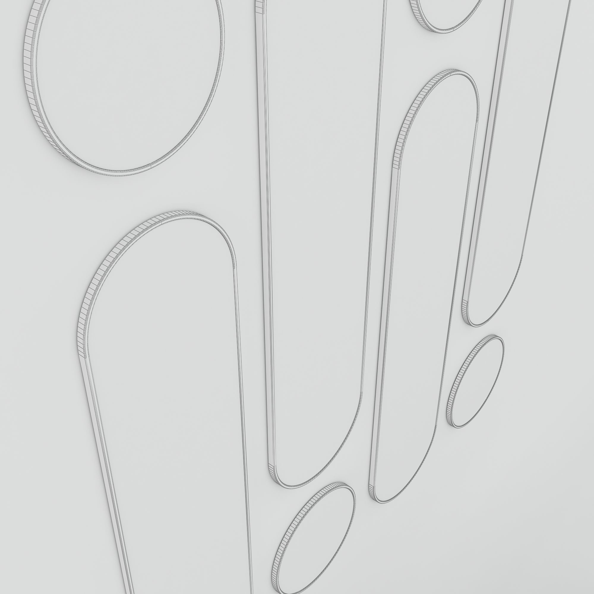 Decorative Mirror - Coffee table 3D model_17