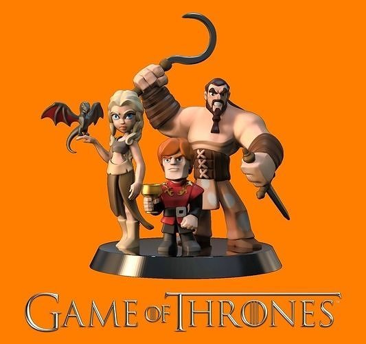  Game of Thrones 3d Print Pack 3D print model