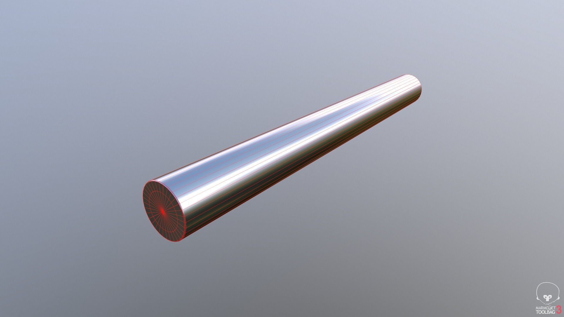 Steel Beams and Pipes Collection Low-poly 3D model_22