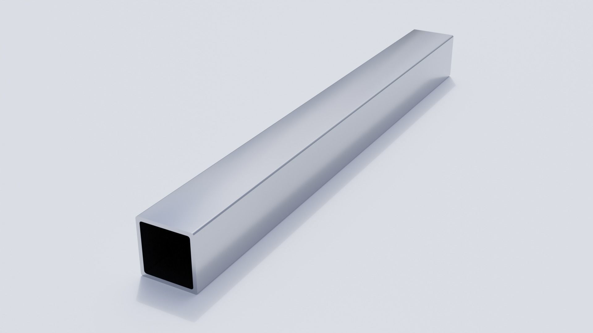 Steel Beams and Pipes Collection Low-poly 3D model_6