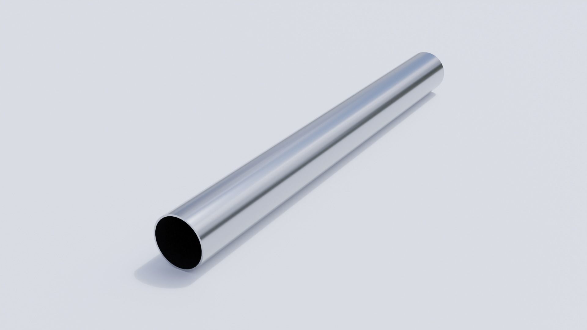 Steel Beams and Pipes Collection Low-poly 3D model_9