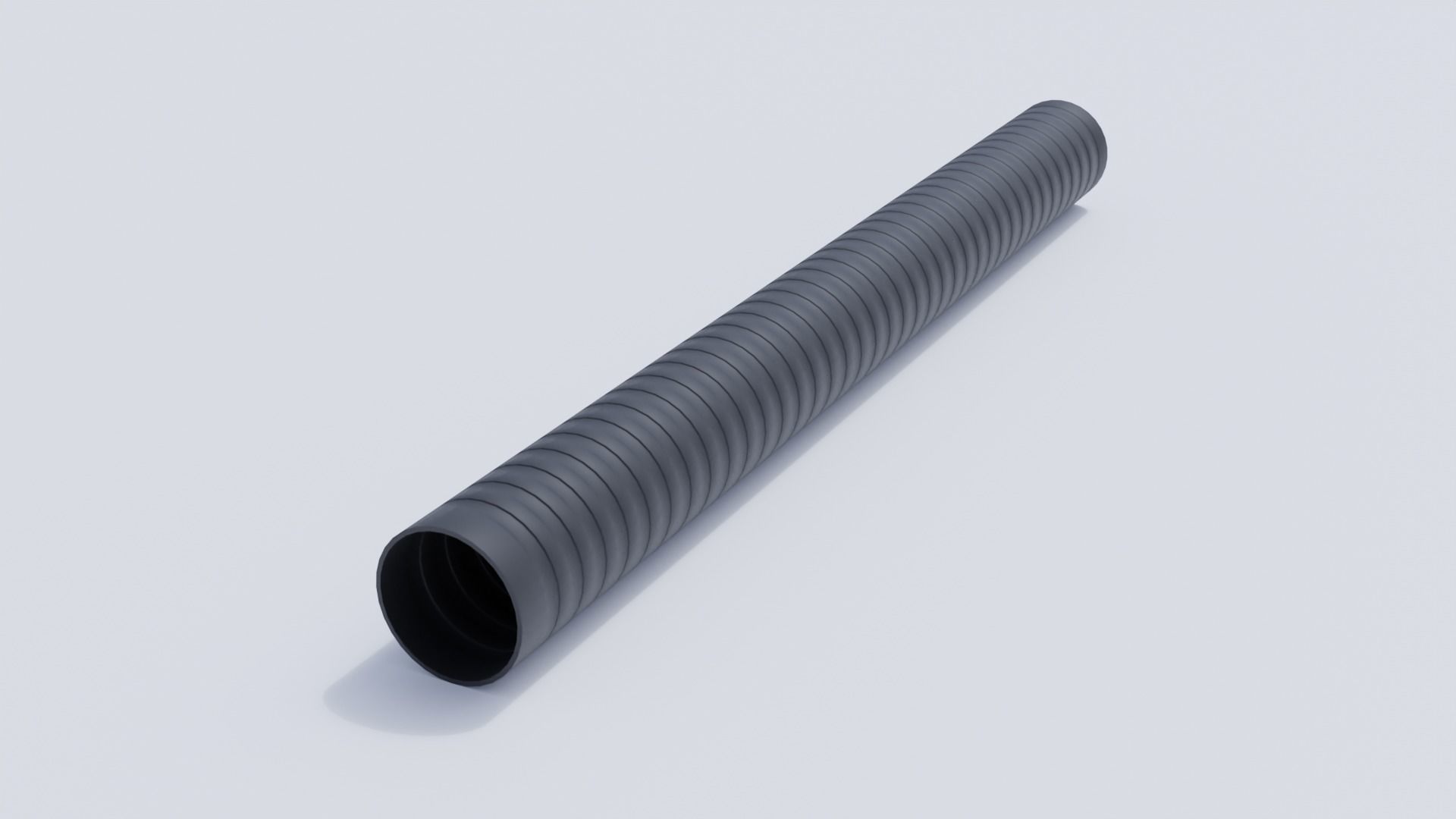 Steel Beams and Pipes Collection Low-poly 3D model_10