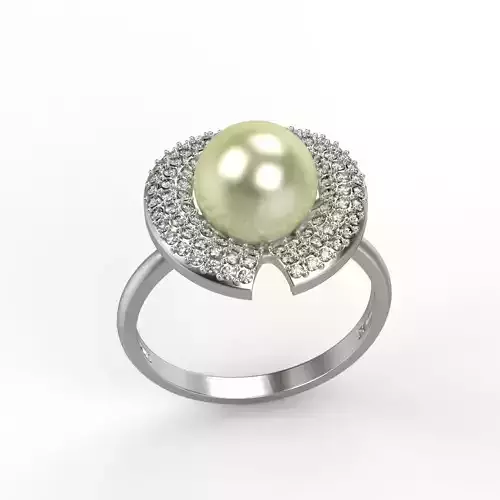 Women cocktail ring  3dm stl