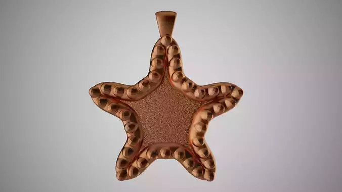 Starfish Necklace 3D print model