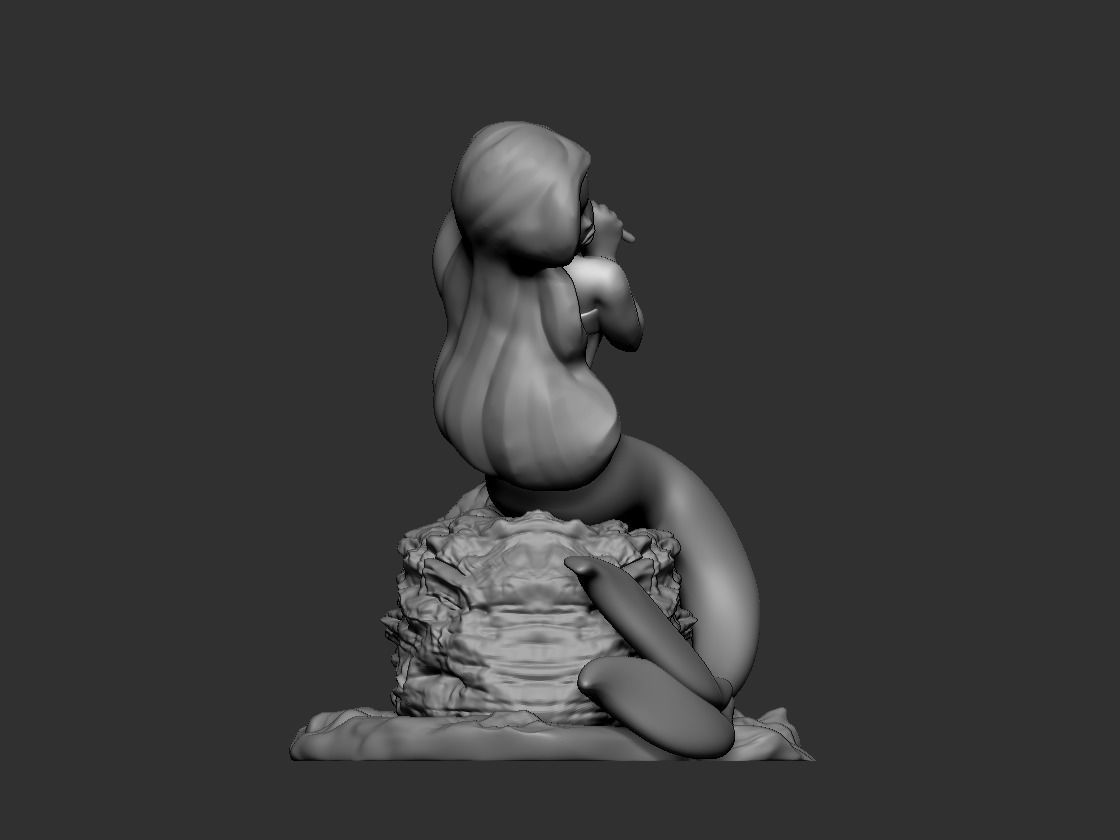 Little Mermaid STL for 3D print 3D print model_5