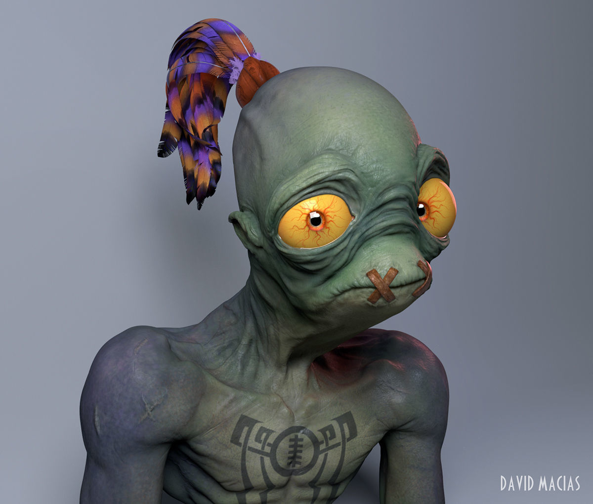 Abe Oddworld 3D print model_5