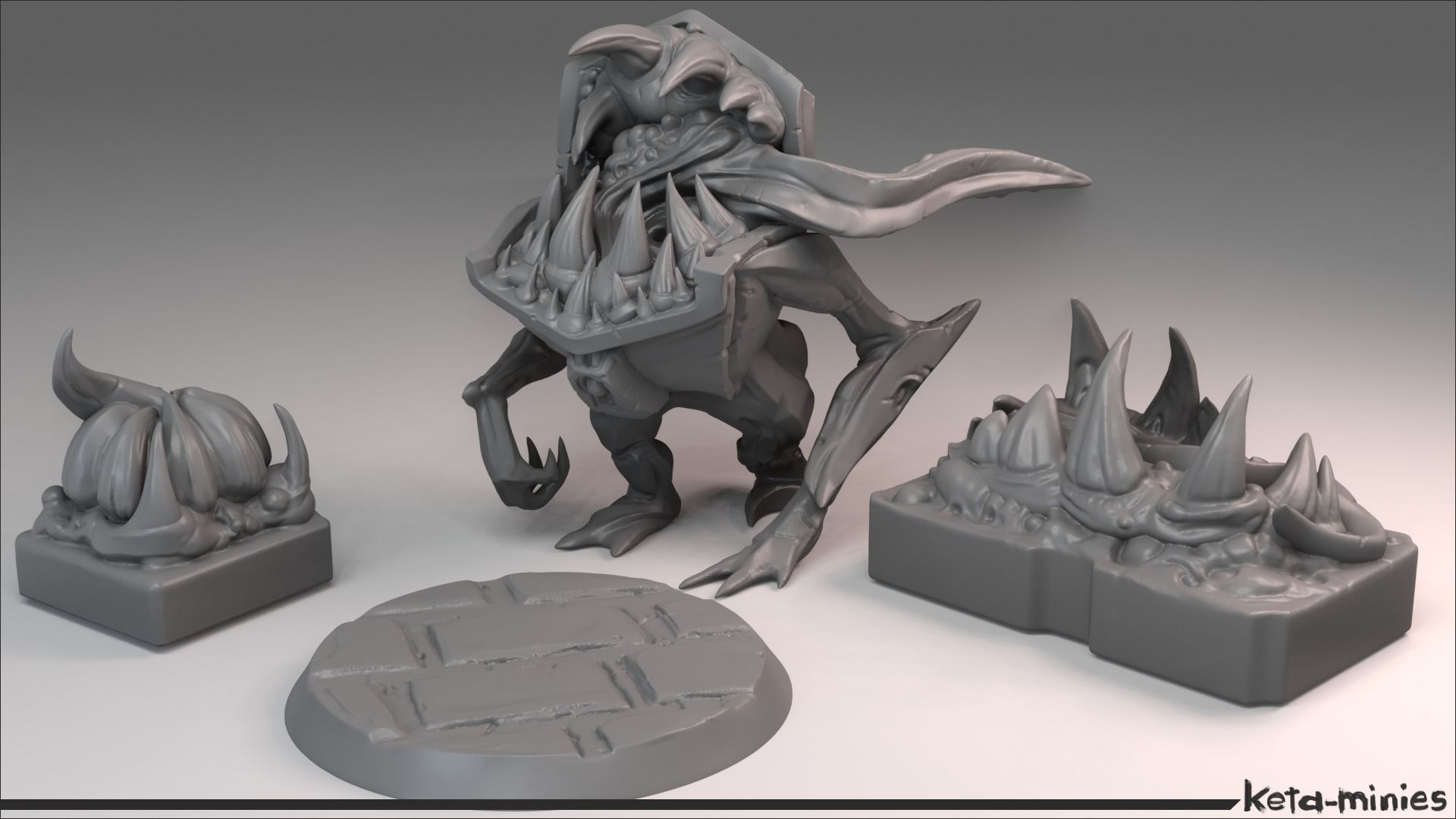 Mimic 28mm Mimickery 3D print model_3