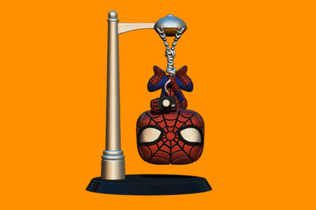 Spiderman custom funko for 3d Print 3D print model_4