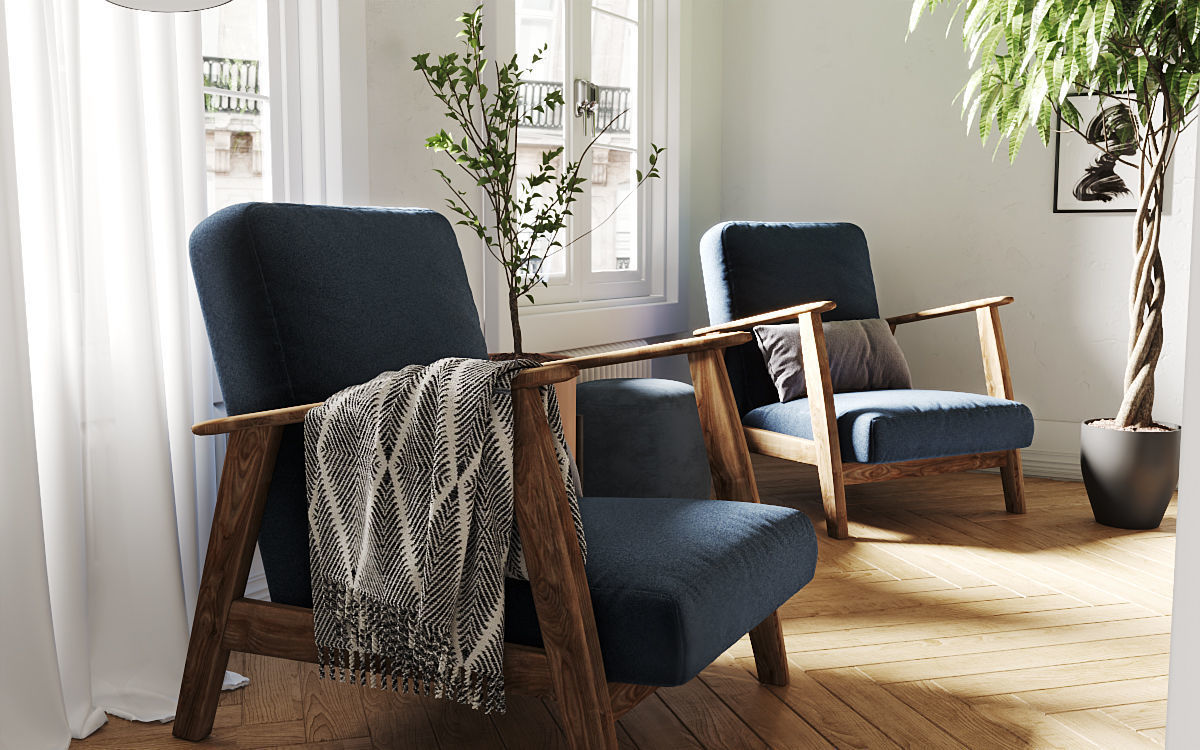 Interior Scene DiningRoom 3D model  3D model_2