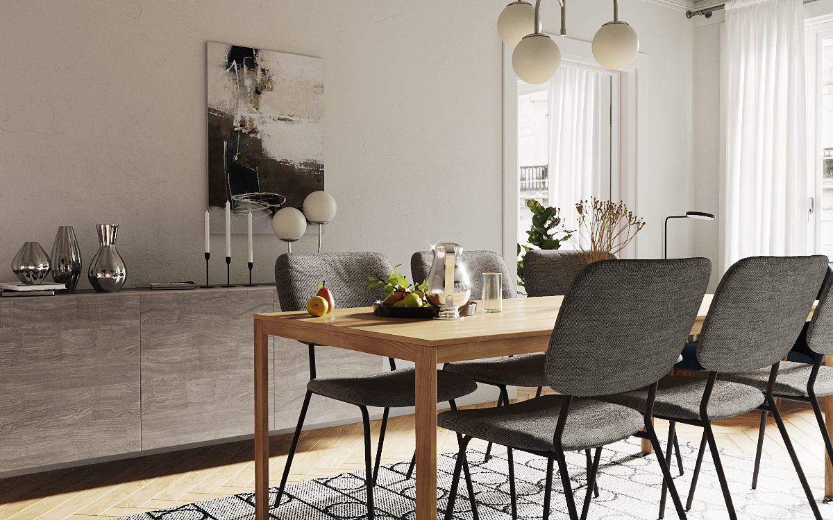 Interior Scene DiningRoom 3D model  3D model_3