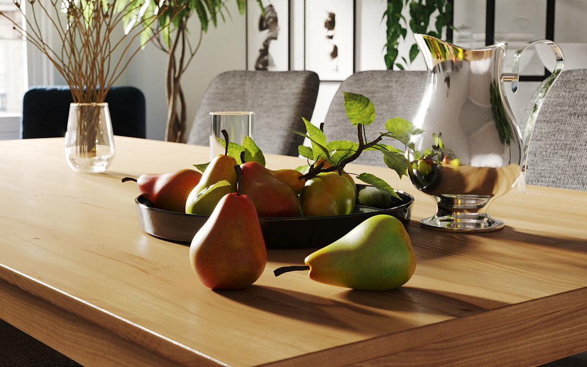 Interior Scene DiningRoom 3D model  3D model_1