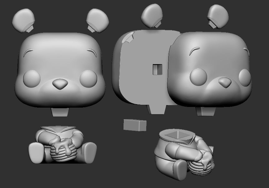 Winnie the Pooh 3D print Pack 3D print model_9