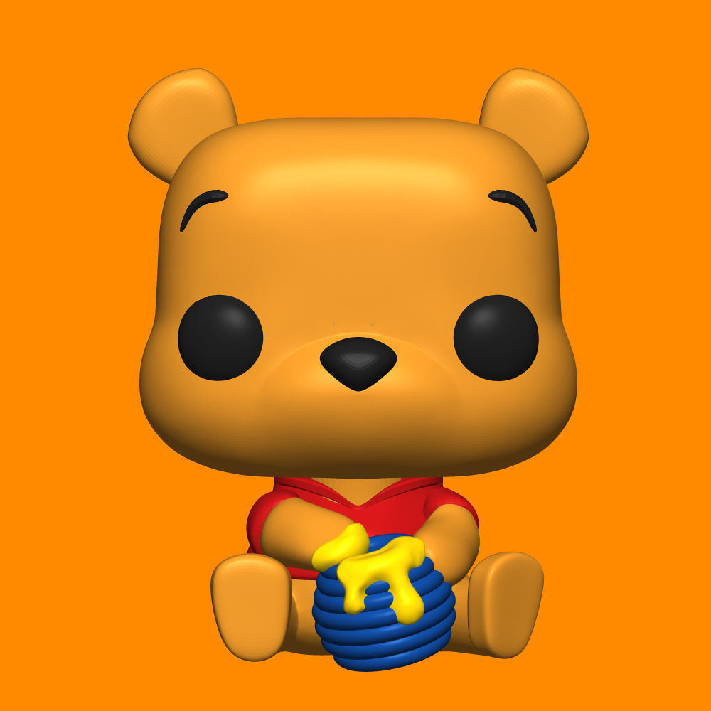 Winnie the Pooh 3D print Pack 3D print model_8