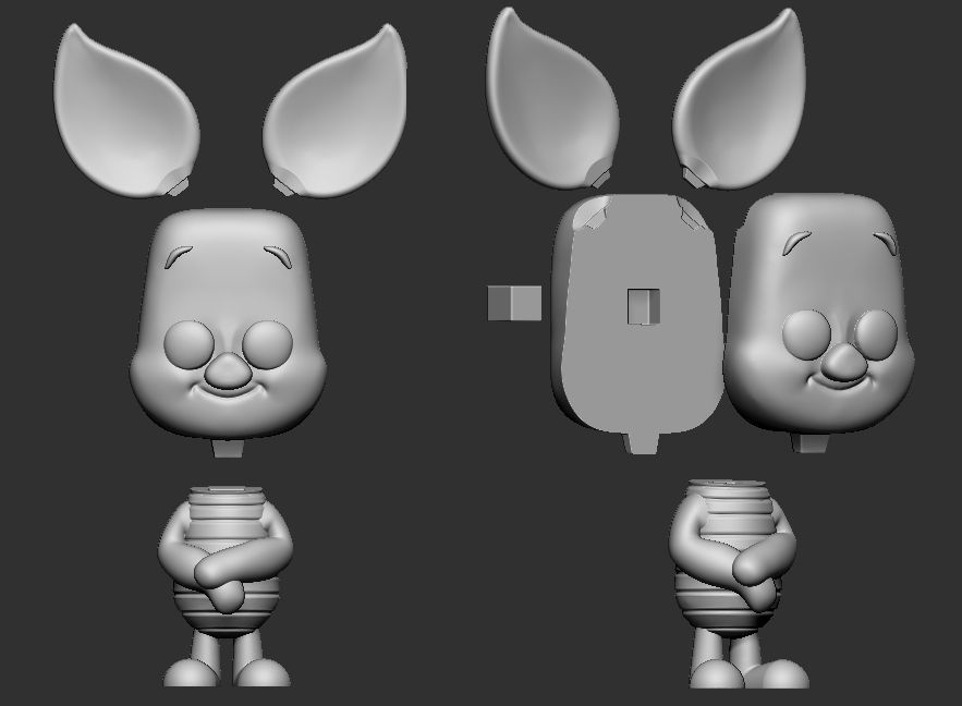 Winnie the Pooh 3D print Pack 3D print model_5
