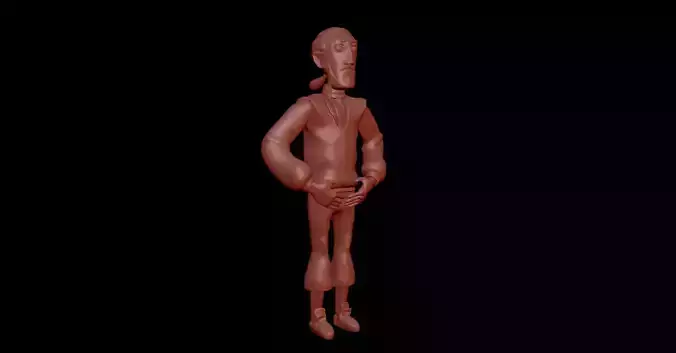 Otis - Secret of Monkey Island 3D model 3D model