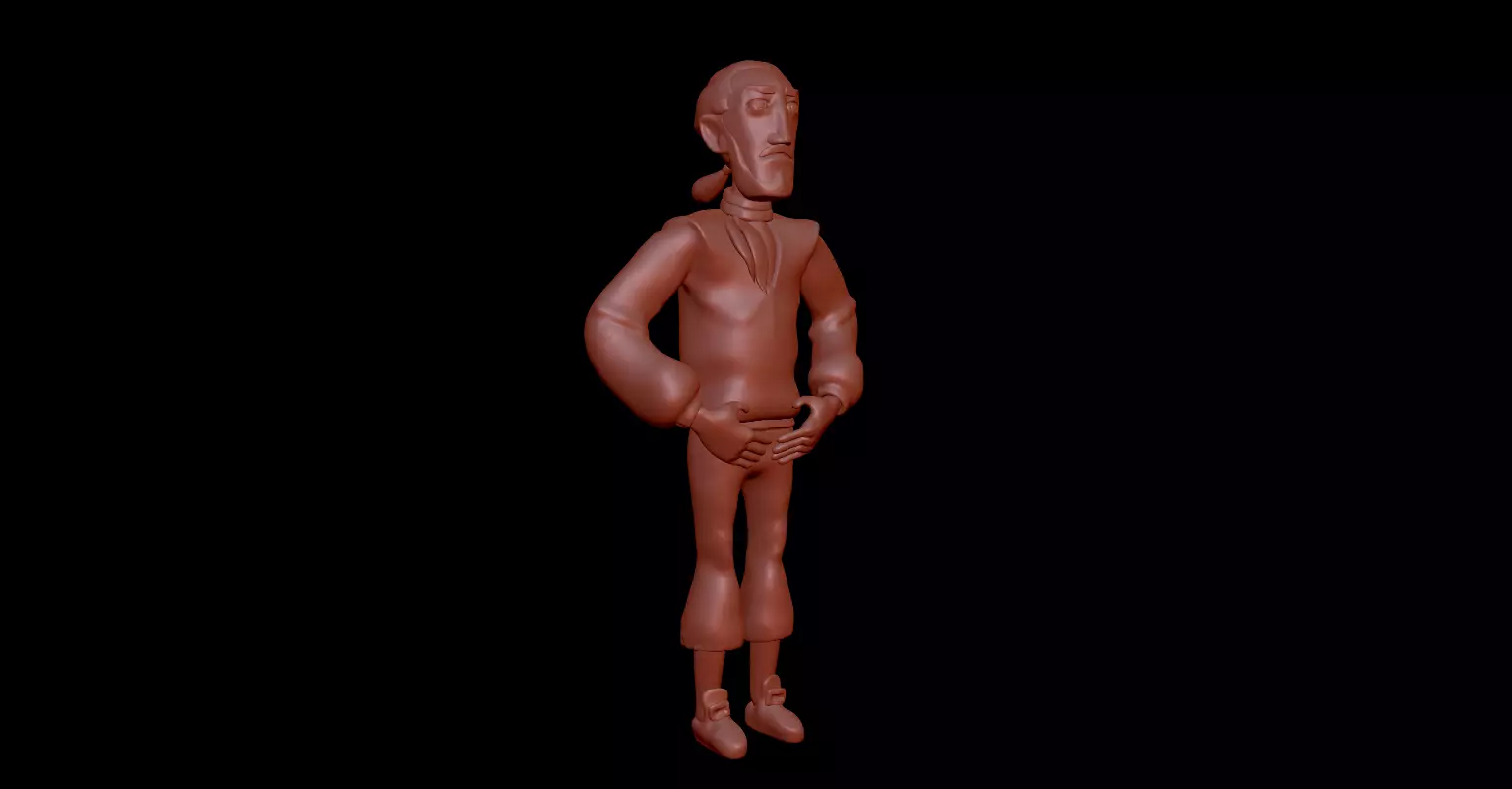 Otis - Secret of Monkey Island 3D model 3D model_0