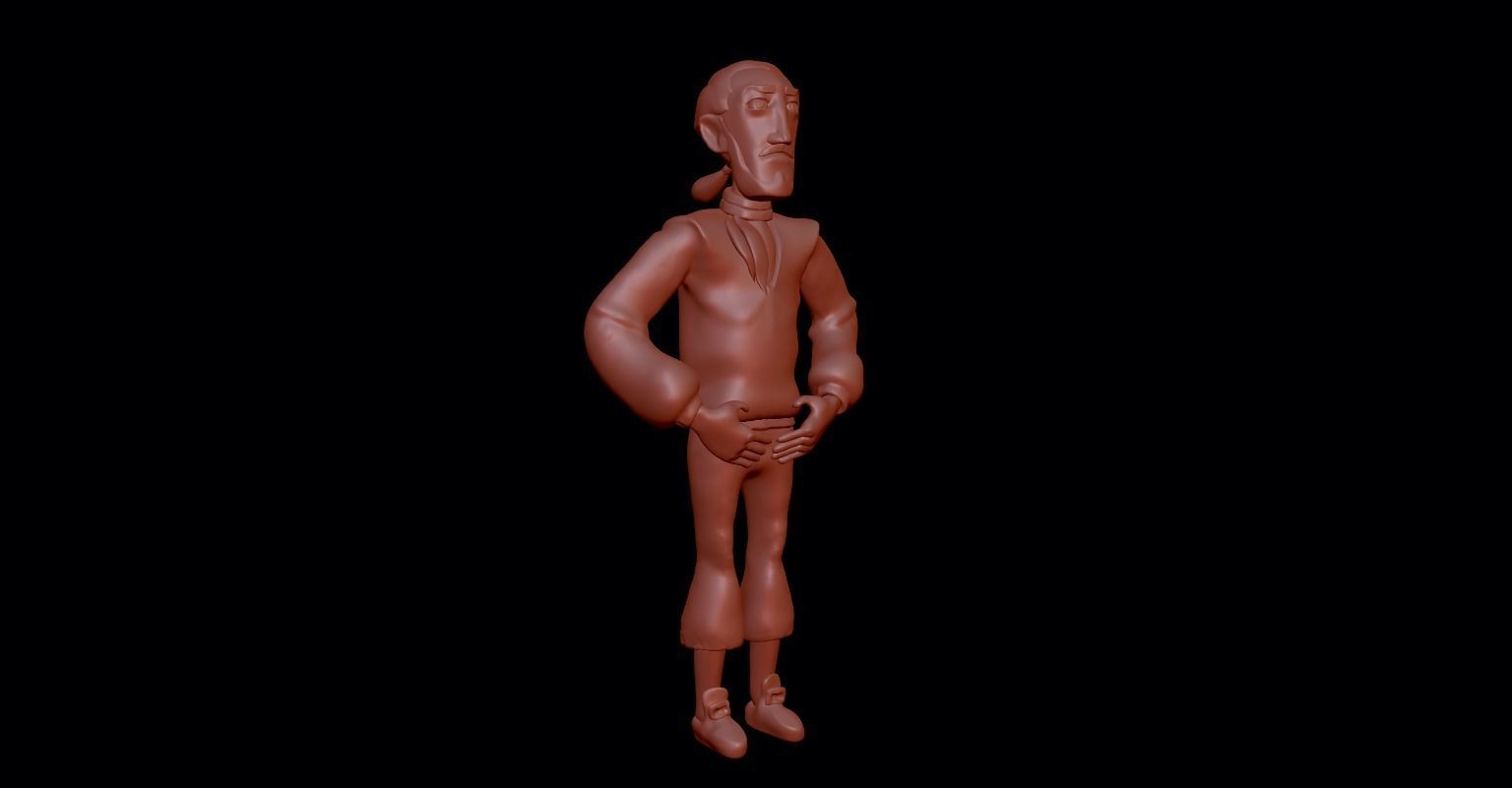 Otis - Secret of Monkey Island 3D model