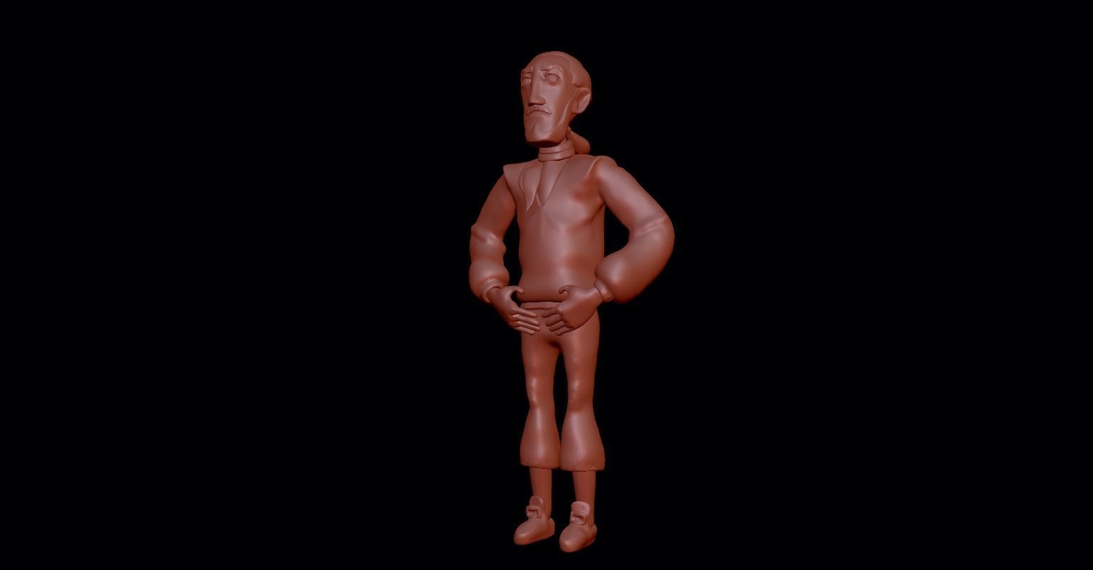 Otis - Secret of Monkey Island 3D model 3D model_1