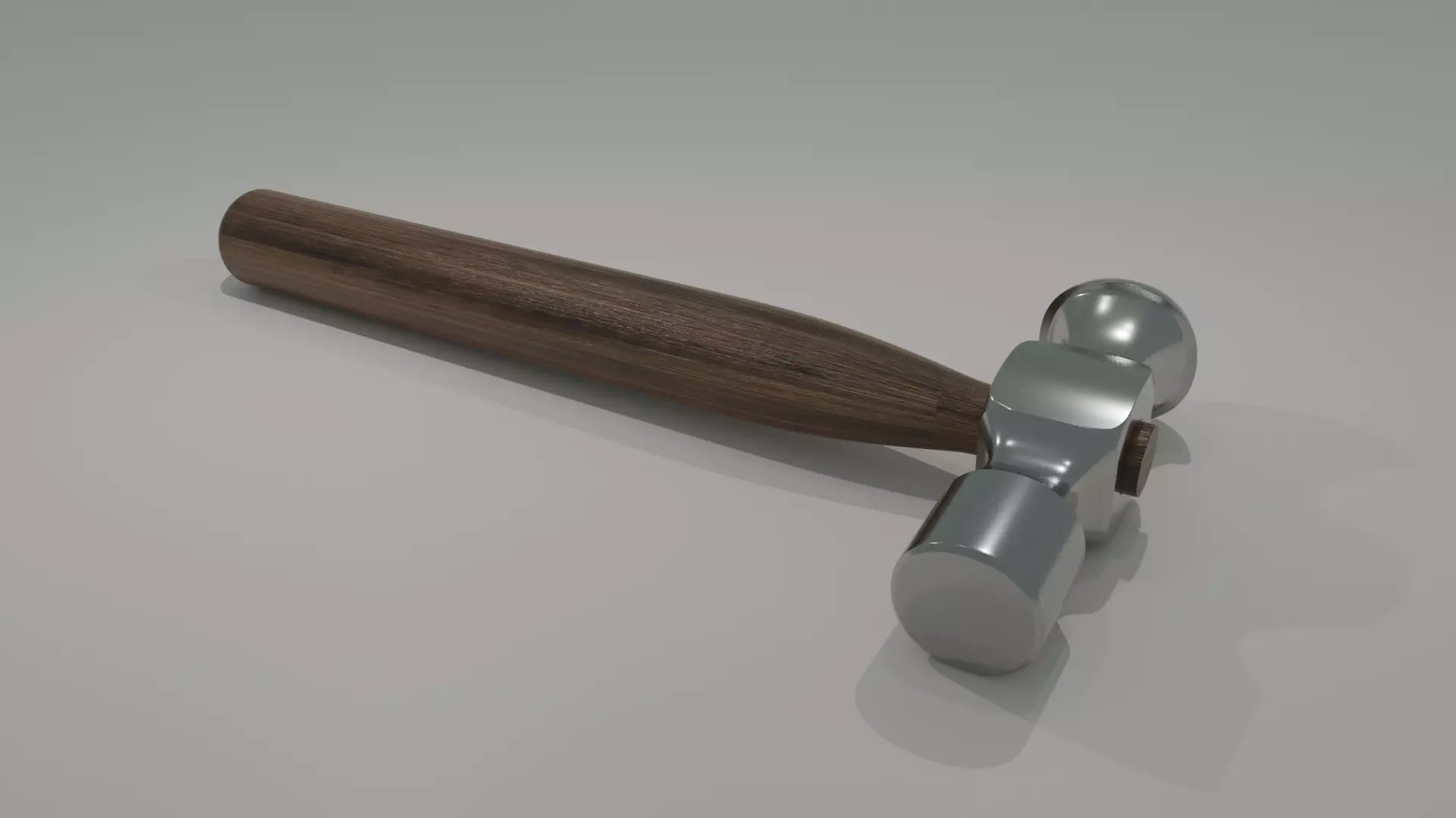 Ball-Peen Hammer  3D model_0