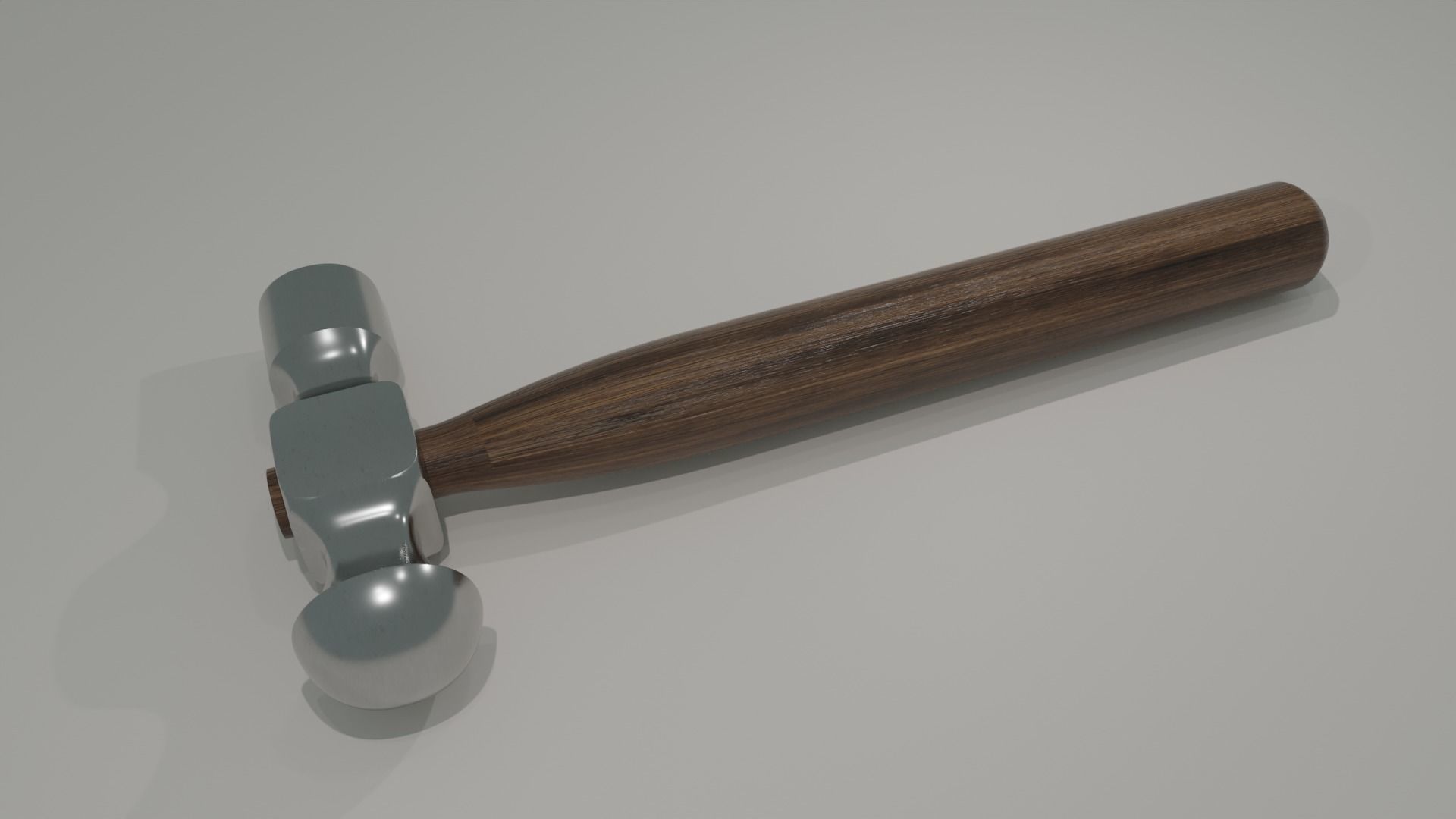 Ball-Peen Hammer  3D model_3