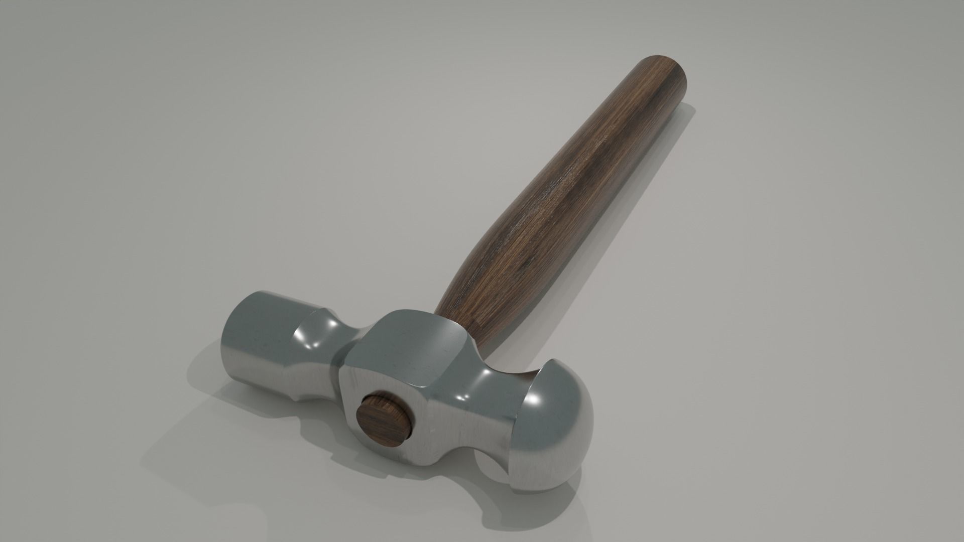 Ball-Peen Hammer  3D model_2