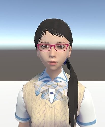 Unity Humanoid Model Female 021 Free 3D model