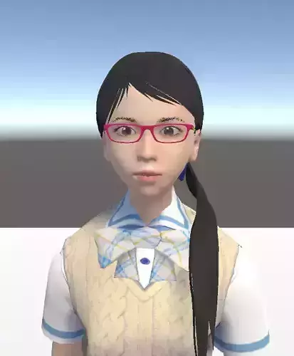 Unity Humanoid Model Female 021 Free 3D model