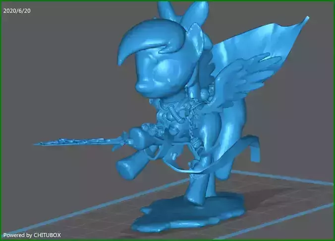 Warpony Sister 3D print model