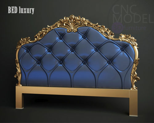 Bed Luxury  3D model_3