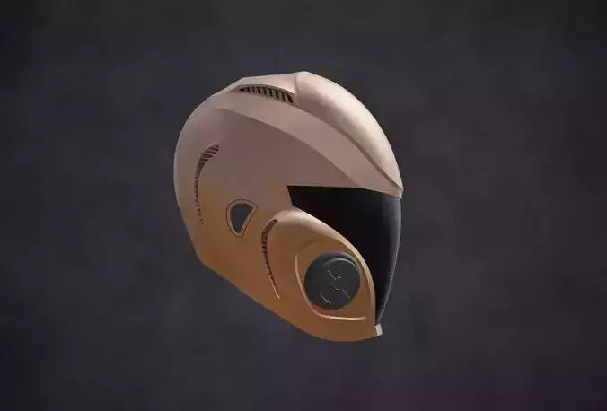 sci-fi helmet