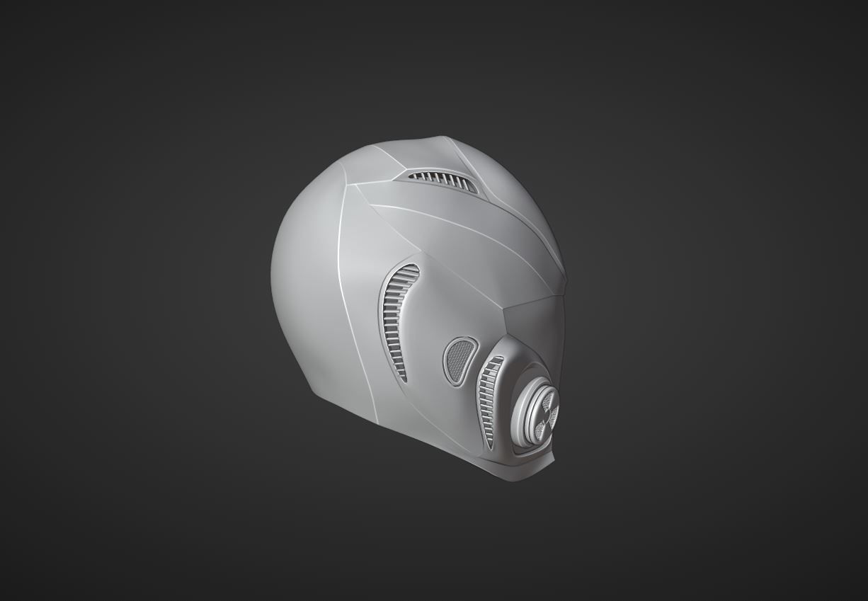 sci-fi helmet 3D model_18