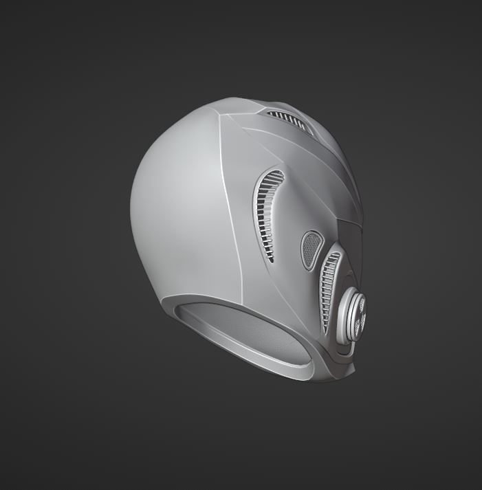 sci-fi helmet 3D model_13