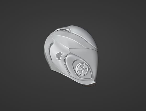 sci-fi helmet 3D model_20