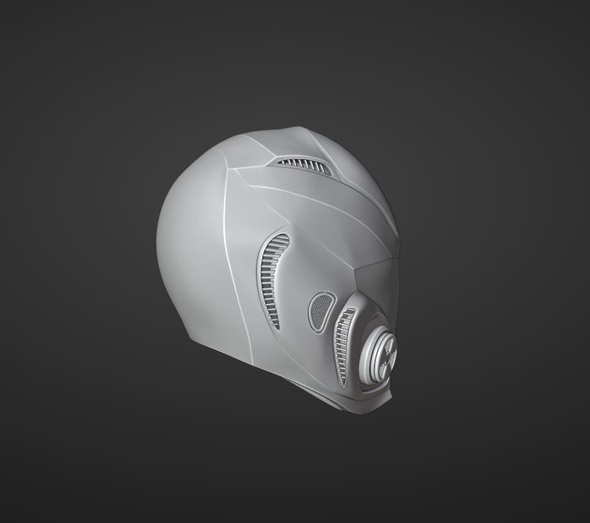 sci-fi helmet 3D model_17