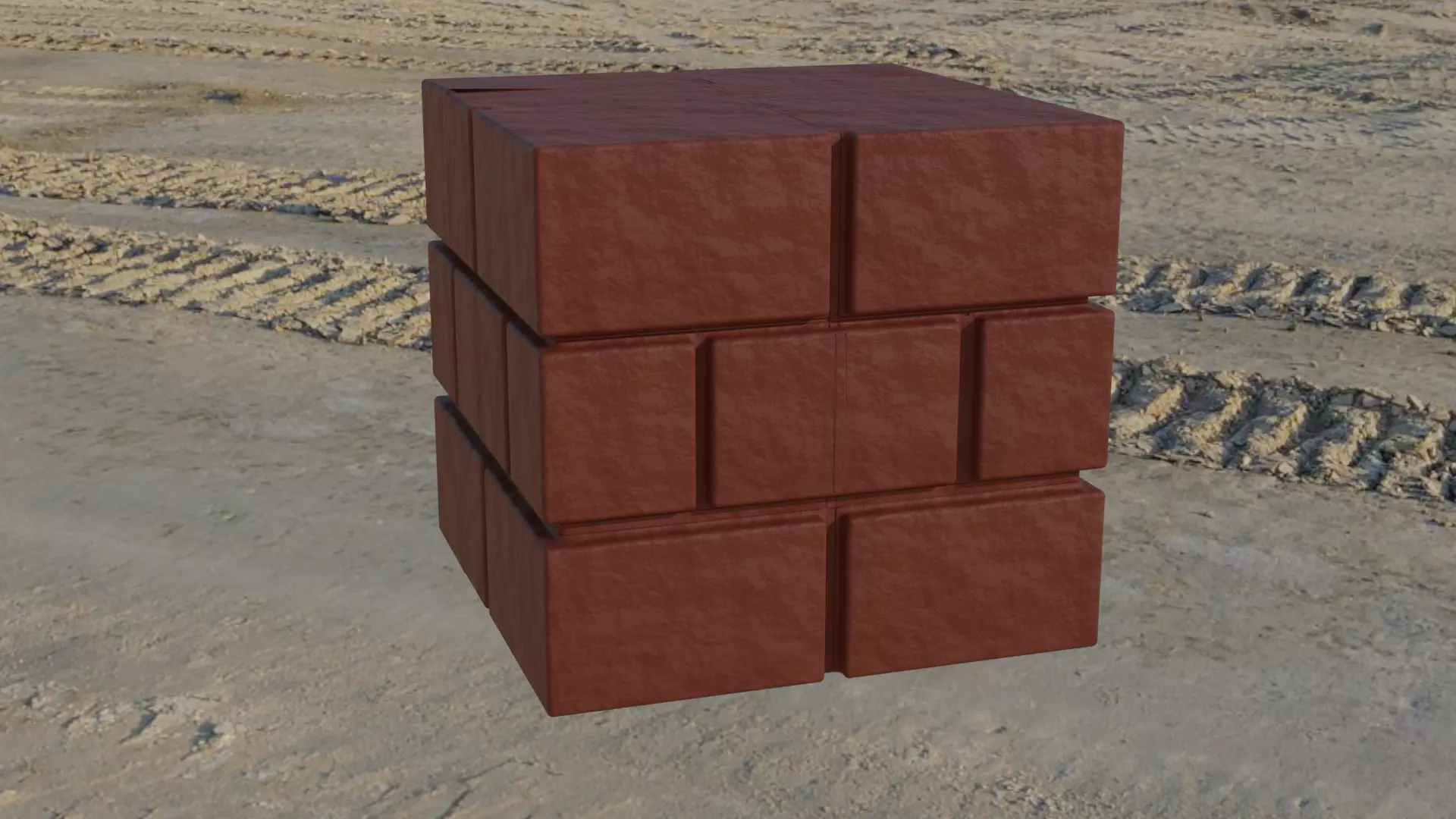 Super Mario block FREE Free 3D model_0