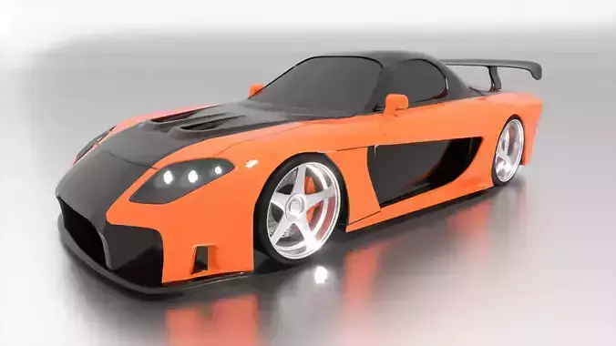 Mazda RX-7 Veilside 3D model
