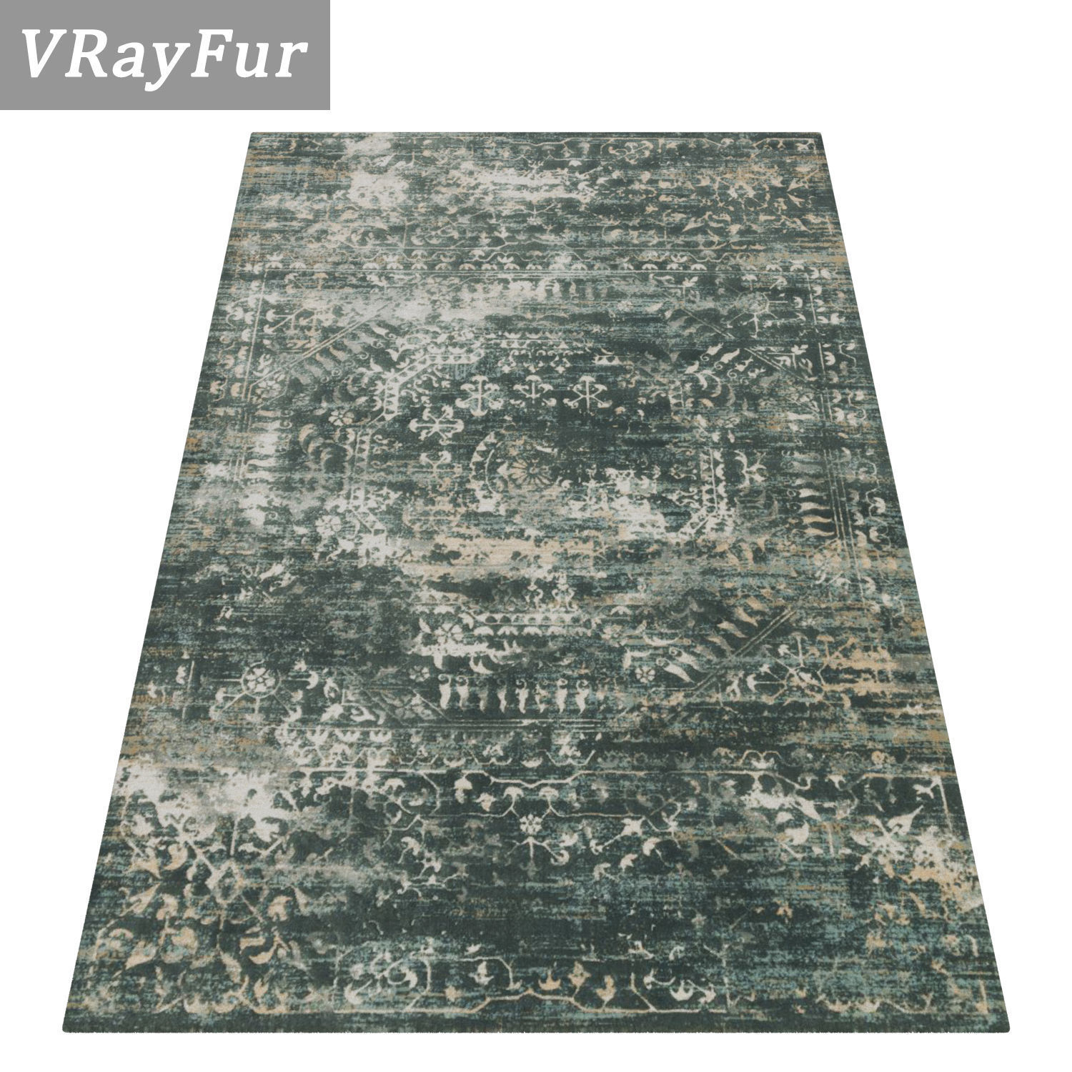 Rug Set 989 3D model_2