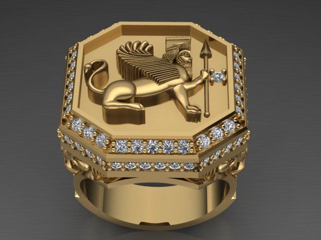 Ring  Ancient 3D print model_8