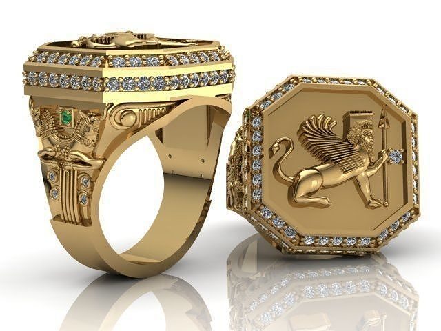 Ring  Ancient 3D print model