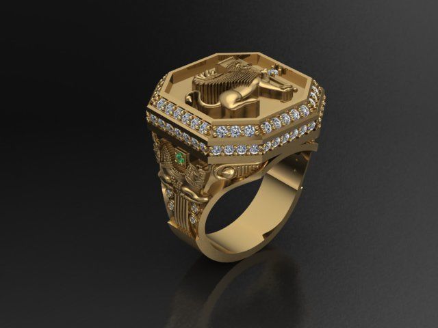 Ring  Ancient 3D print model_12