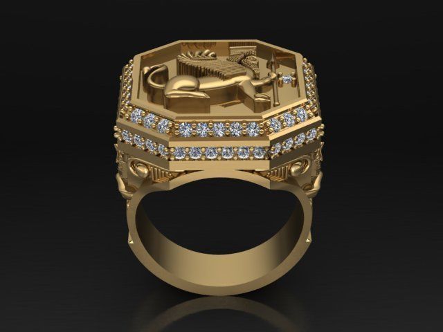 Ring  Ancient 3D print model_10